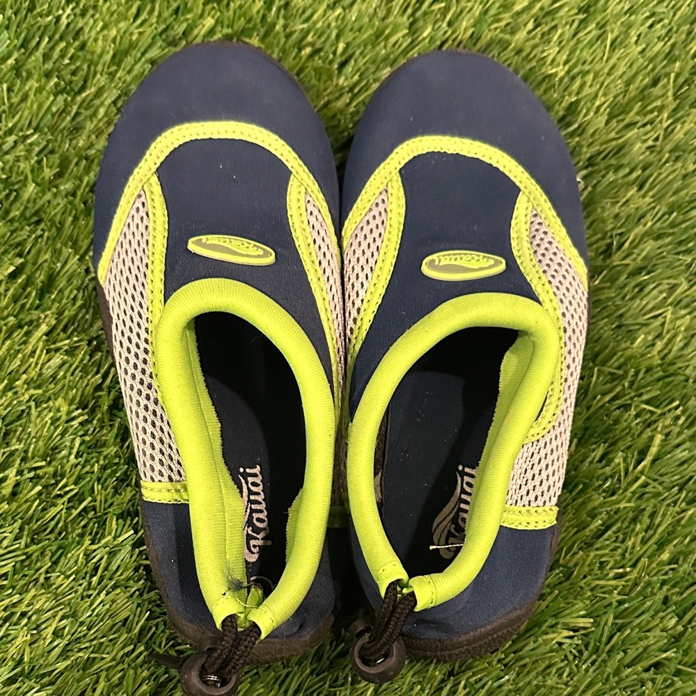 Kids Blue and Green Water Shoes